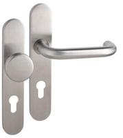 Cecil PF KL4 LS kruk R/vaste knop PC72mm rvs mat - thumbnail