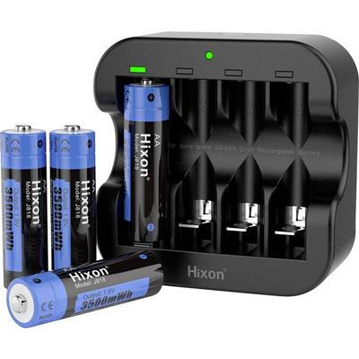 Hixon Q022 Batterijlader Li-ion AAA (potlood), AA (penlite)