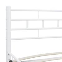 Bedframe metaal wit 180x200 cm - thumbnail