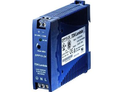 TDK-Lambda DPP15-24 DIN-rail netvoeding 24 V/DC 0.63 A 15 W Aantal uitgangen:1 x Inhoud 1 stuk(s) TDK-Lambda DPP15-24 DIN-rail netvoeding 24 V/DC 0.63 A 15 W Aantal uitgangen:1 x Inhoud 1 stuk(s)