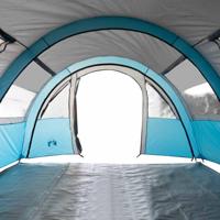 Tunneltent 4-persoons waterdicht blauw - thumbnail