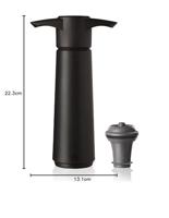 Wine saver vacuumwijnpomp zwart - thumbnail