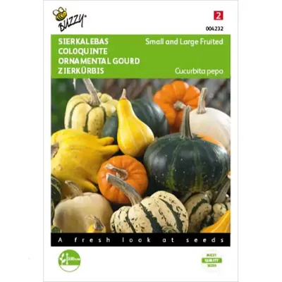 Zaden Cucurbita Sierkalebas klein- en groot gemengd Buzzy - Buzzy