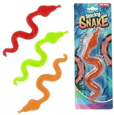 Toi-Toys Kleverige cobra slang super rekbaar