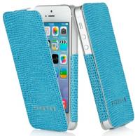 Pipetto Skinny klaphoes voor iPhone 5/5S, lederlook - thumbnail