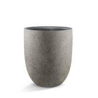 Grigio Tall Egg Pot D30xH35 Natural-Concrete - thumbnail