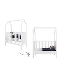 Bopita ombouwbaar ledikant my first house wit 60x120 cm - thumbnail