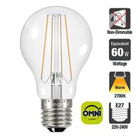 Ledlamp integral e27 2700k warm wit 6.3w 806lumen - thumbnail