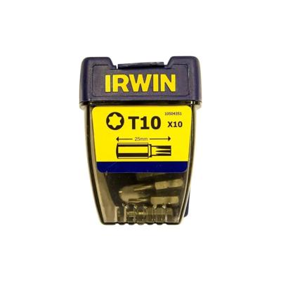 Irwin Torx T10 - 1/4”/25 mm - VE=10 - 10504351 Irwin Torx T10 - 1/4”/25 mm - VE=10 - 10504351