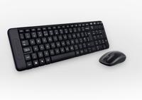 Toetsenbord en draadloze muis Logitech TDS6080 Plastic 2400 W - thumbnail