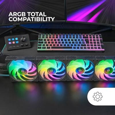 CPU-ventilator Mars Gaming MFSI4KIT