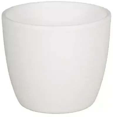 Floran bloempot boule 10,5x8,5 cm wit mat