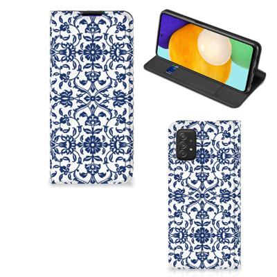 Samsung Galaxy A03s Smart Cover Flower Blue Samsung Galaxy A03s Smart Cover Flower Blue