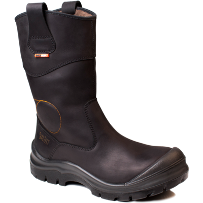 No Risk Werklaars Crowheart teddy Gevoerd XW Metaalvrij S3 | Zwart | Maat 40 - 00.071.030.40