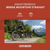 CONTEC handvatten "merge mountain straight" ct grips merge mountain straight, 140 mm, black - thumbnail