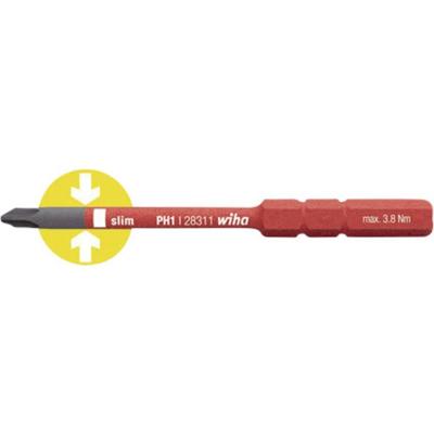 Wiha Omkeerkling | PH 1 x 75 mm | VDE geïsoleerd | 1 stuk - 34583 34583 Wiha Omkeerkling | PH 1 x 75 mm | VDE geïsoleerd | 1 stuk - 34583 34583