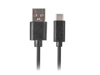 LANBERG USB-3.1-stekker/USB-C-stekker, 1 m, zwart - thumbnail
