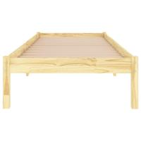 Bedframe massief hout 90x190 cm - thumbnail