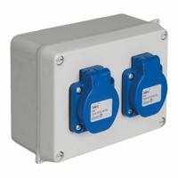 Socket box Solera 816-5 Waterdicht 15,3 x 10 x 6,5 cm 250 V 16 A IP54 - thumbnail