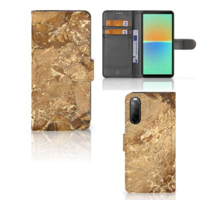 Sony Xperia 10 IV | Bookcase | Marmer Creme