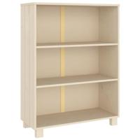 Boekenkast HAMAR 85x35x112 cm massief grenenhout honingbruin - thumbnail