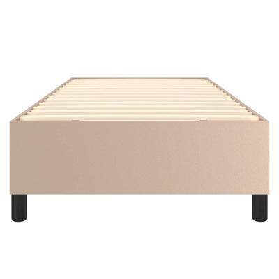 Bedframe kunstleer cappuccinokleurig 120x200 cm