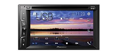 Pioneer AVH-A3200DAB 2-DIN-multimediaspeler, 6,2-inch ClearType-touchscreen, smartphone-aansluiting, USB, DAB/DAB+ digitale radio, Bluetooth, 13-bands grafische equalizer