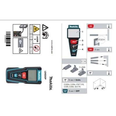 Makita LD030P Laser afstandsmeter 30m - thumbnail