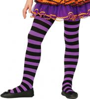 Panty kind paars/zwart - thumbnail