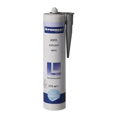 Promat/Tecwerk Acryl | 310 ml | grijs | patroon - 4000340011 Promat/Tecwerk Acryl | 310 ml | grijs | patroon - 4000340011