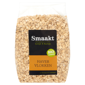 Smaakt Bio Volkoren Havervlokken 500 g bij Jumbo
