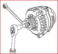 KS Tools 150.3270 Kombischlüsselset voor dynamo, 2-delig - thumbnail