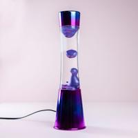Lavalamp Iriserend Met Metallic Paarse Lava - thumbnail