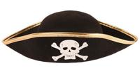 Piratenhoed junior vilt - thumbnail