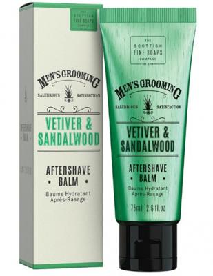 Scottish Fine Soaps Men's Grooming Vetiver & Sandalwood Aftershave Balm 75ml Scottish Fine Soaps Men's Grooming Vetiver & Sandalwood Aftershave Balm 75ml