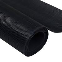 VidaXL Rubberen anti-slip vloermat 2x1m fijn geribbeld - thumbnail