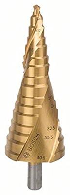 Bosch Accessories 2608587434 2608587434 HSS Getrapte boor Gezamenlijke lengte 125.5 mm TiN 3 vlakken schacht 1 stuk(s) Bosch Accessories 2608587434 2608587434 HSS Getrapte boor Gezamenlijke lengte 125.5 mm TiN 3 vlakken schacht 1 stuk(s)