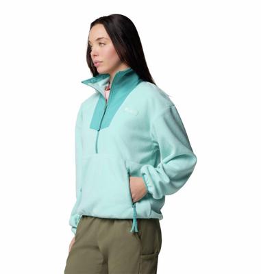 Columbia Sequoia Grove™ 1/2 Zip Pully Dames Spray, Teal M