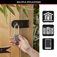 Masterlock 45mm treated steel body for weather resistance - 51mm octagonal boron- - M1EURDLH - thumbnail