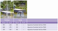 Aquarius Fountain Set Eco 5500 fonteinpomp - thumbnail