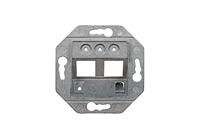 Kathrein ESN 300 Netwerkdoos Inbouw (in muur) Inzet met centraalstuk en frame CAT 6A Zuiver wit (RAL 9010) - thumbnail