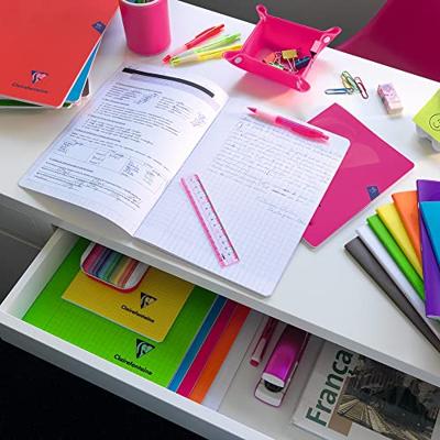 Clairefontaine schrift Mimesys voor ft A4+, 96 bladzijden, kaft in PP, seyès, grijs Clairefontaine schrift Mimesys voor ft A4+, 96 bladzijden, kaft in PP, seyès, grijs