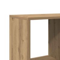 Boekenkast 102x29x143 cm bewerkt hout artisanaal eikenkleur - thumbnail