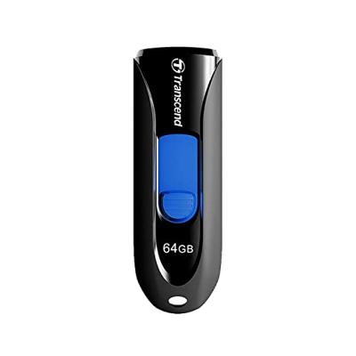 Transcend JetFlash® 790 USB-stick 128 GB Zwart, Blauw TS128GJF790K USB-A 3.1 Gen 1 Transcend JetFlash® 790 USB-stick 128 GB Zwart, Blauw TS128GJF790K USB-A 3.1 Gen 1