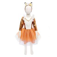Great Pretenders Verkleedjurk en haarstuk vos, 3-4 jaar - thumbnail