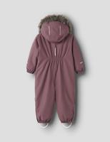 Gevoerde jumpsuit met fleece voor kinderen NAME IT rozenhout - thumbnail