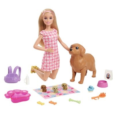 Barbie Pop (met hond en puppies)