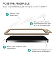 iPhone 16 Pro + SmartFrame™ 2.5D Screen Protector gehard glas - GRS Bigben gecertificeerd - thumbnail
