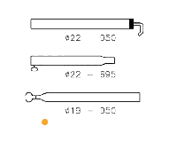 Campking Dakstang 170-250 cm, 22mm staal - thumbnail