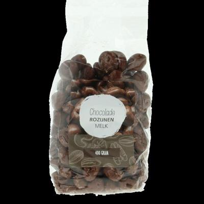 MijnNatuurwinkel Chocolade rozijnen melk 400 Gram